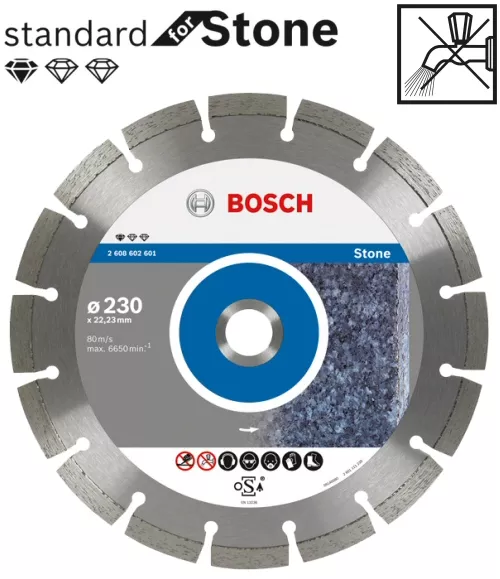 Disque diamanté Standard for Stone Bosch